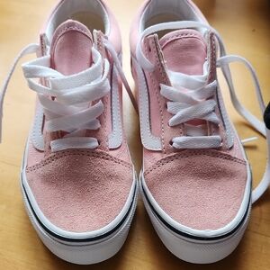 Vans Kids Sneakers - Pink and White
